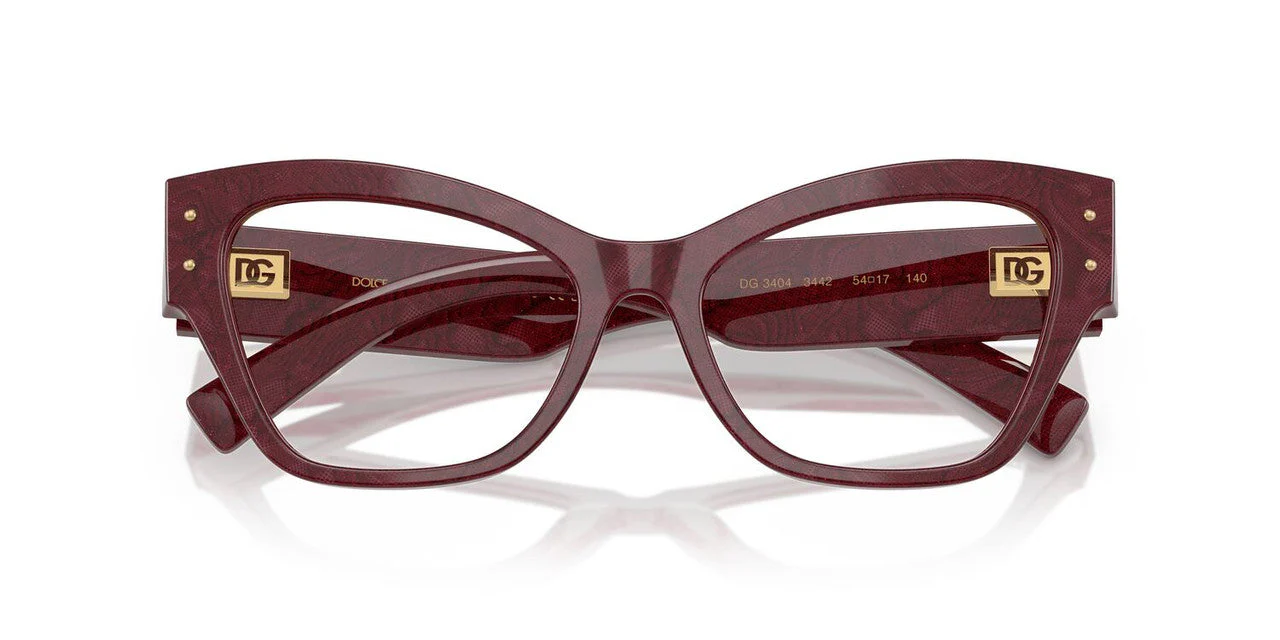 Armazón Dolce & Gabbana DG3404 Burdeo - Image 5
