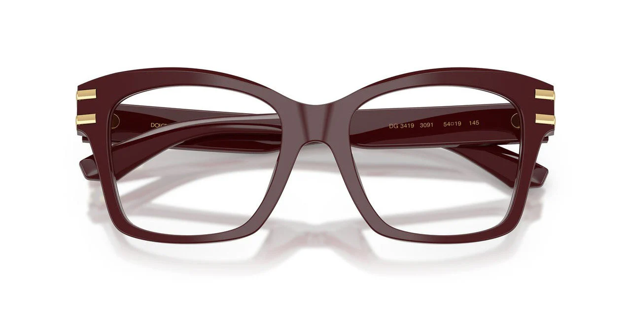 Armazón Dolce & Gabbana DG3419 Burdeo - Image 5