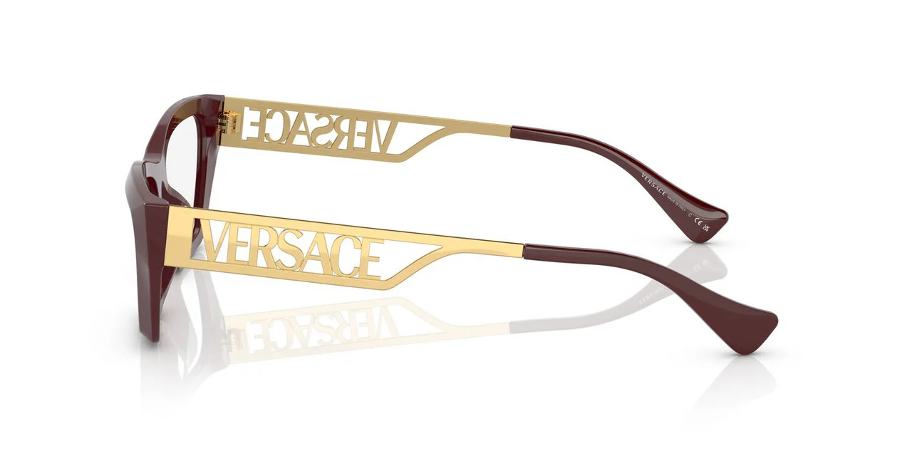 Armazón Versace VE3327U Burdeo - Image 3