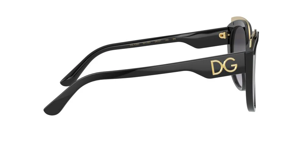 Gafas De Sol Dolce & Gabbana DG4383 Negro/Negro - Image 5
