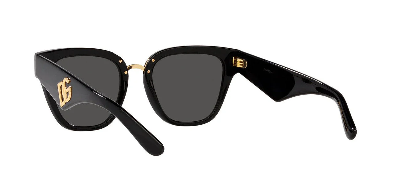Gafas De Sol Dolce & Gabbana DG4437 Gris/Negro - Image 4