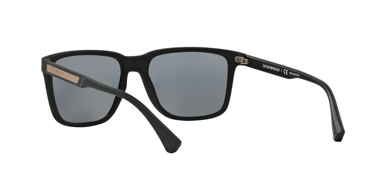 Gafas De Sol Emporio Armani EA4047 Gris/Negro - Image 4