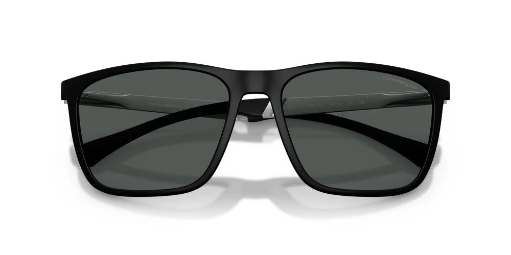 Gafas De Sol Emporio Armani EA4150 Gris/Negro - Image 5