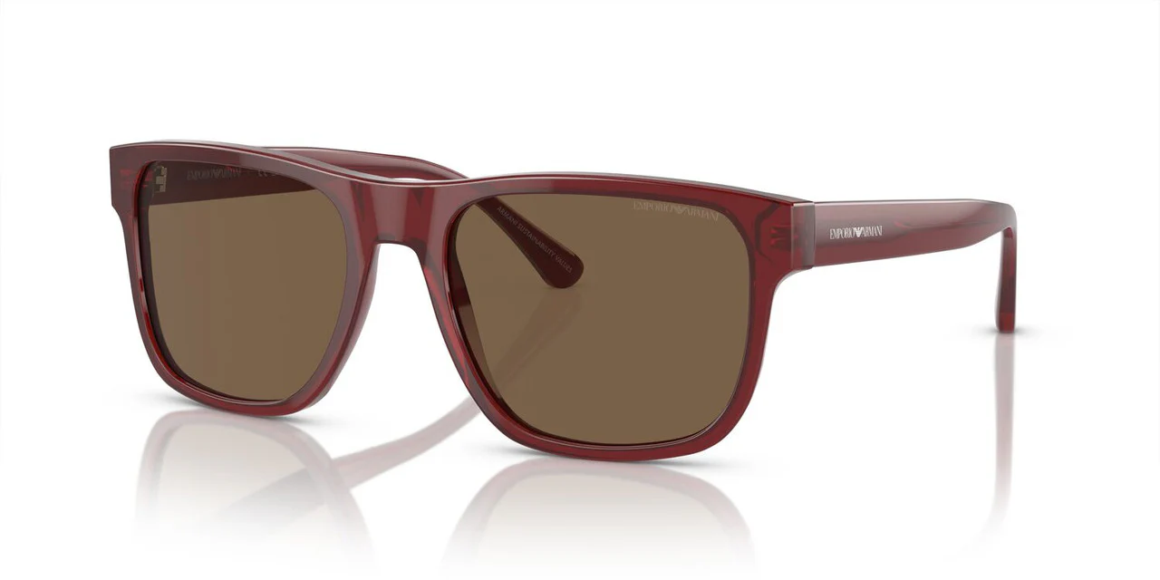 Gafas De Sol Emporio Armani EA4163 Café/Burdeo - Image 2