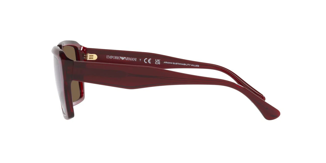 Gafas De Sol Emporio Armani EA4186 Café/Rojo - Image 3