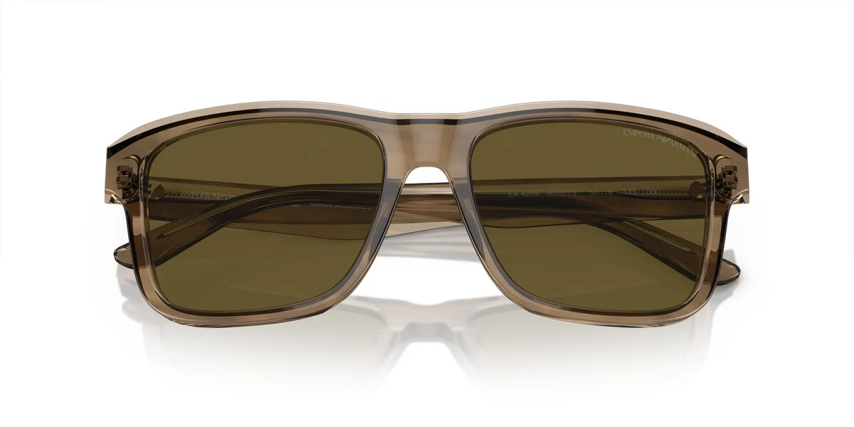 Gafas De Sol Emporio Armani EA4208 Café/Verde - Image 4