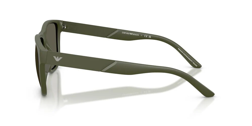Gafas De Sol Emporio Armani EA4243 Café/Verde - Image 3