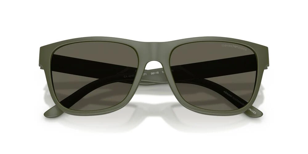 Gafas De Sol Emporio Armani EA4243 Café/Verde - Image 5