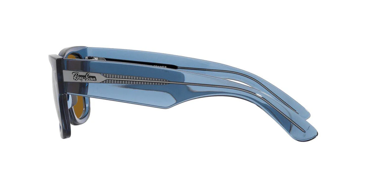 Gafas De Sol Ray-Ban RB0840S Café/Azul - Image 3
