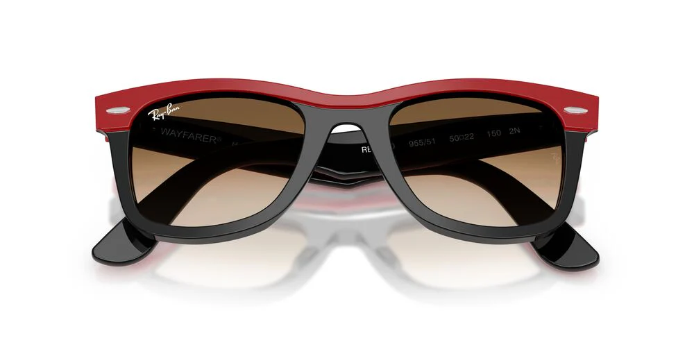 Gafas De Sol Ray-Ban RB2240 Café/Rojo - Image 5