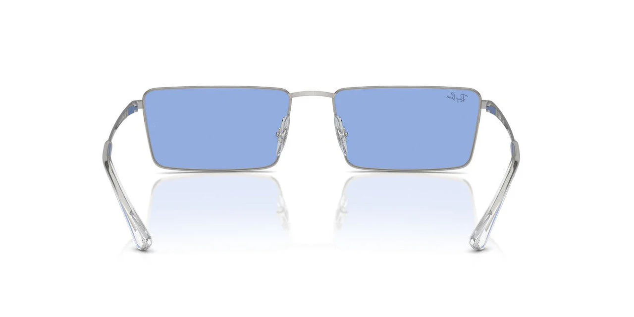 Gafas De Sol Ray-Ban RB3741 Azul/Plateado - Image 4