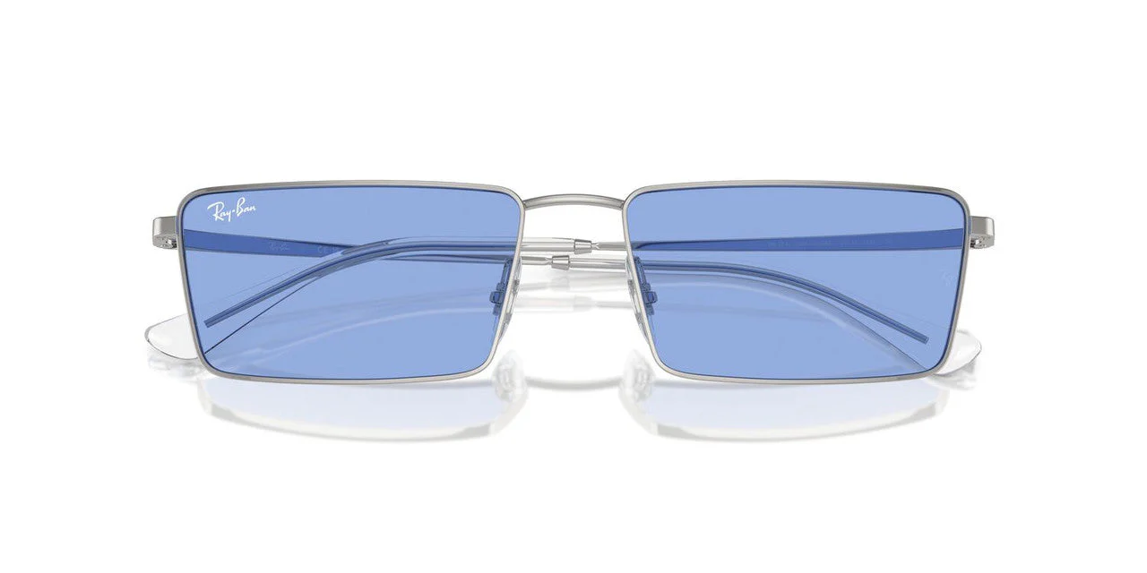 Gafas De Sol Ray-Ban RB3741 Azul/Plateado - Image 5
