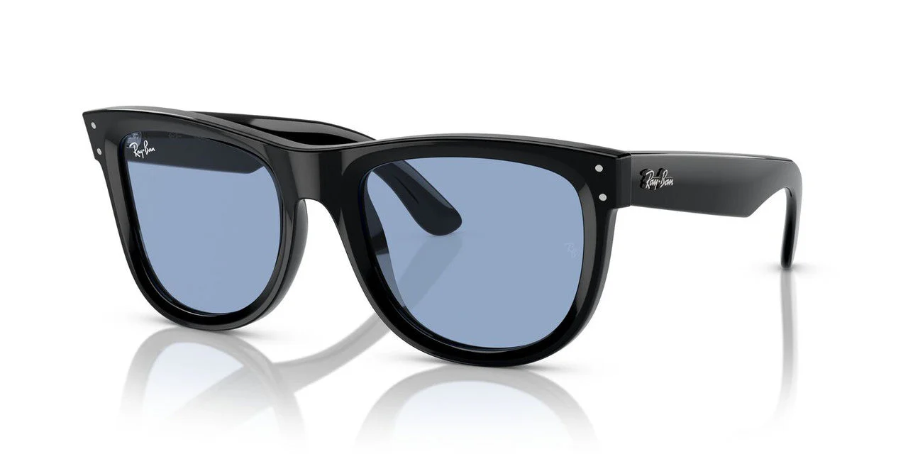 Gafas De Sol Ray-Ban RBR0502 Celeste/Negro - Image 2