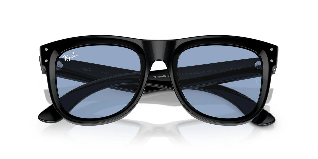 Gafas De Sol Ray-Ban RBR0502 Celeste/Negro - Image 5
