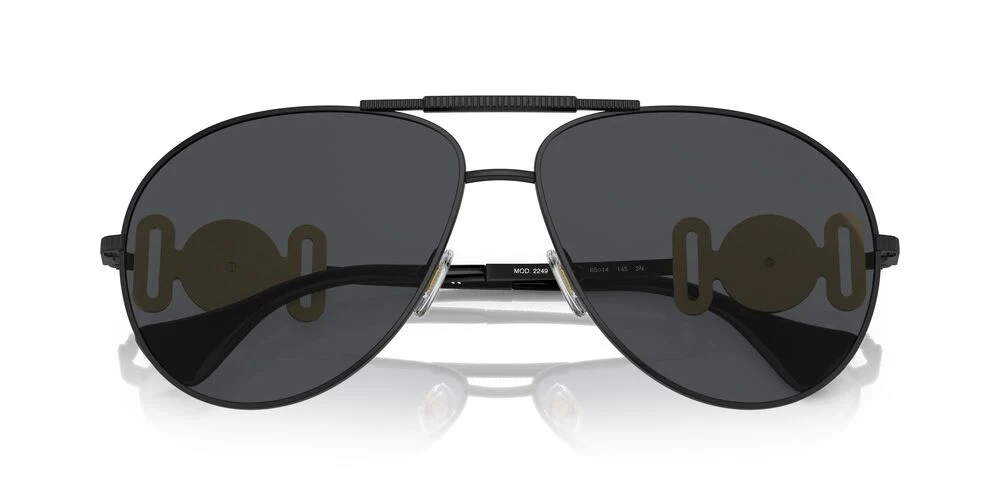 Gafas De Sol Versace VE2249 Gris/Negro - Image 5