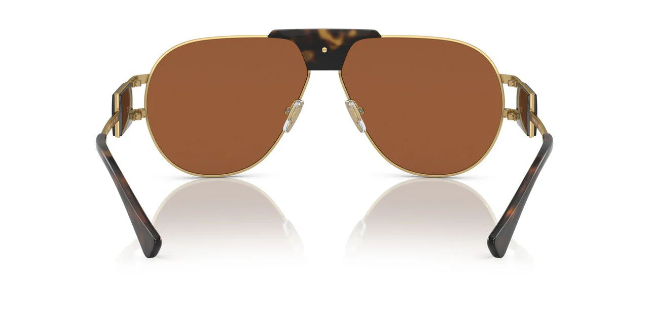 Gafas De Sol Versace VE2252 Café/Dorado - Image 4