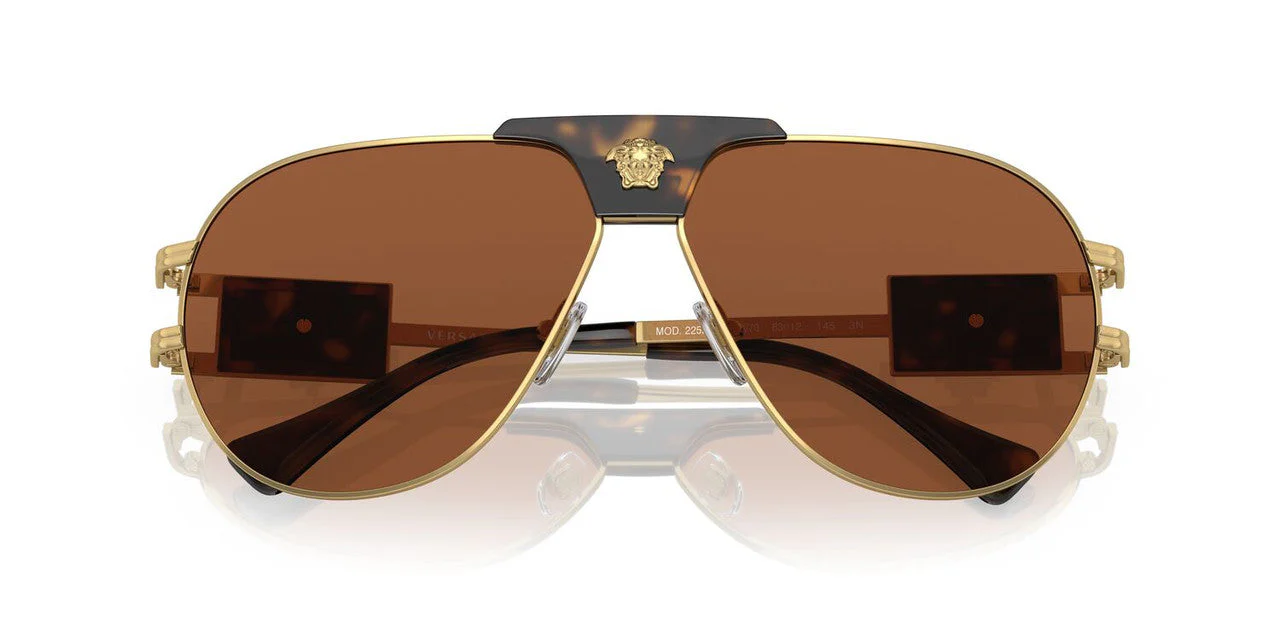 Gafas De Sol Versace VE2252 Café/Dorado - Image 5