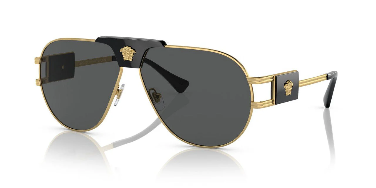 Gafas De Sol Versace VE2252 Gris/Dorado - Image 2