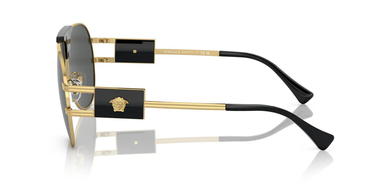 Gafas De Sol Versace VE2252 Gris/Dorado - Image 3