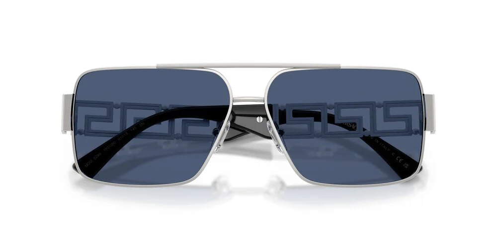 Gafas De Sol Versace VE2290 Azul/Plateado - Image 5