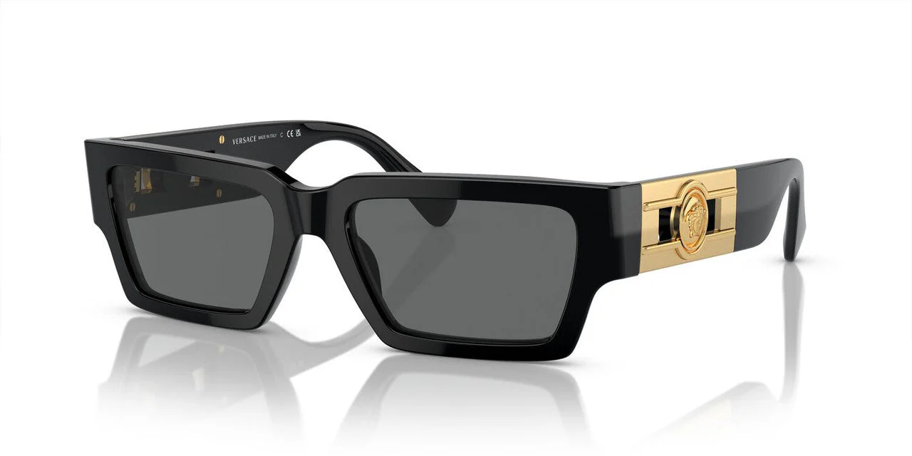 Gafas De Sol Versace VE4459 Gris/Negro - Image 2