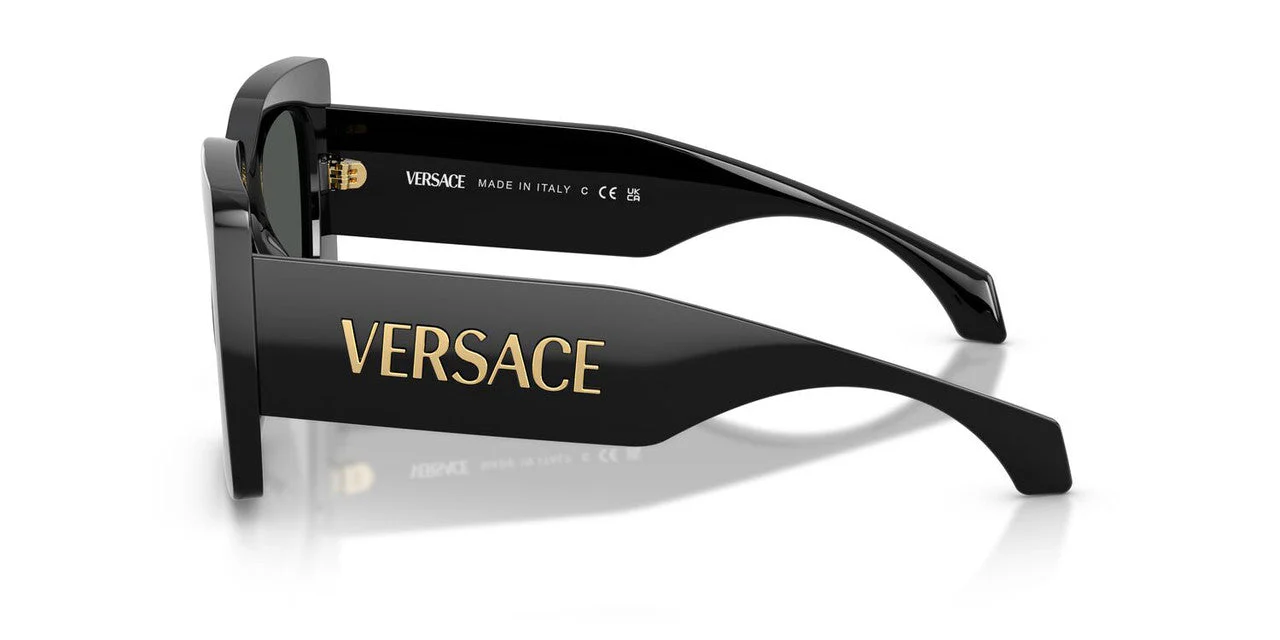 Gafas De Sol Versace VE4496U Gris/Negro - Image 3