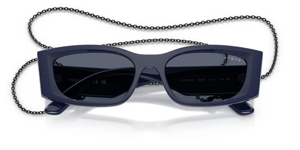 Gafas De Sol Vogue Eyewear VO5655S Gris/Azul - Image 5
