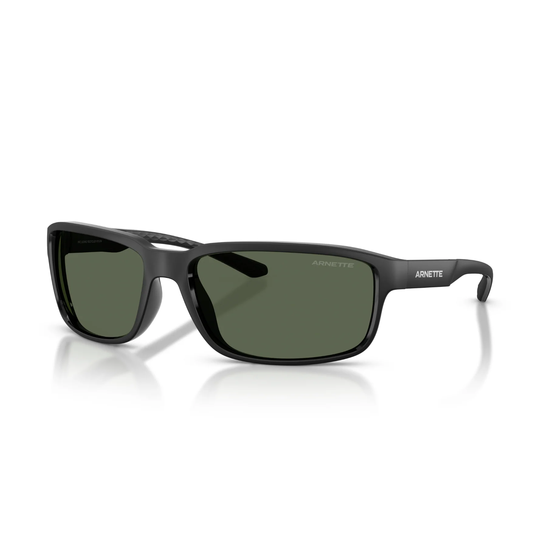 Gafas De Sol Arnette AN4373 Matte Recycled Black Verde/Negro - Image 2
