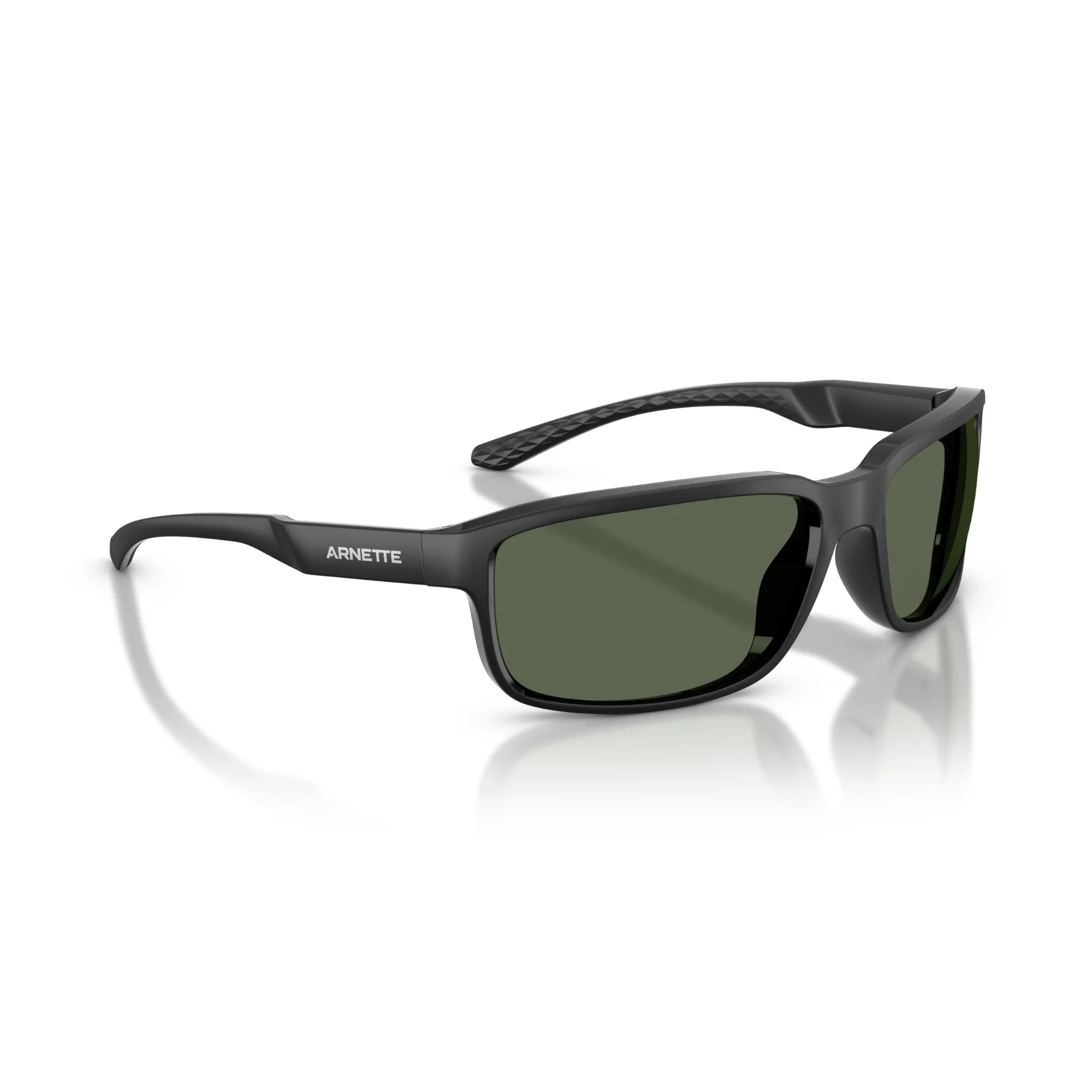 Gafas De Sol Arnette AN4373 Matte Recycled Black Verde/Negro - Image 3
