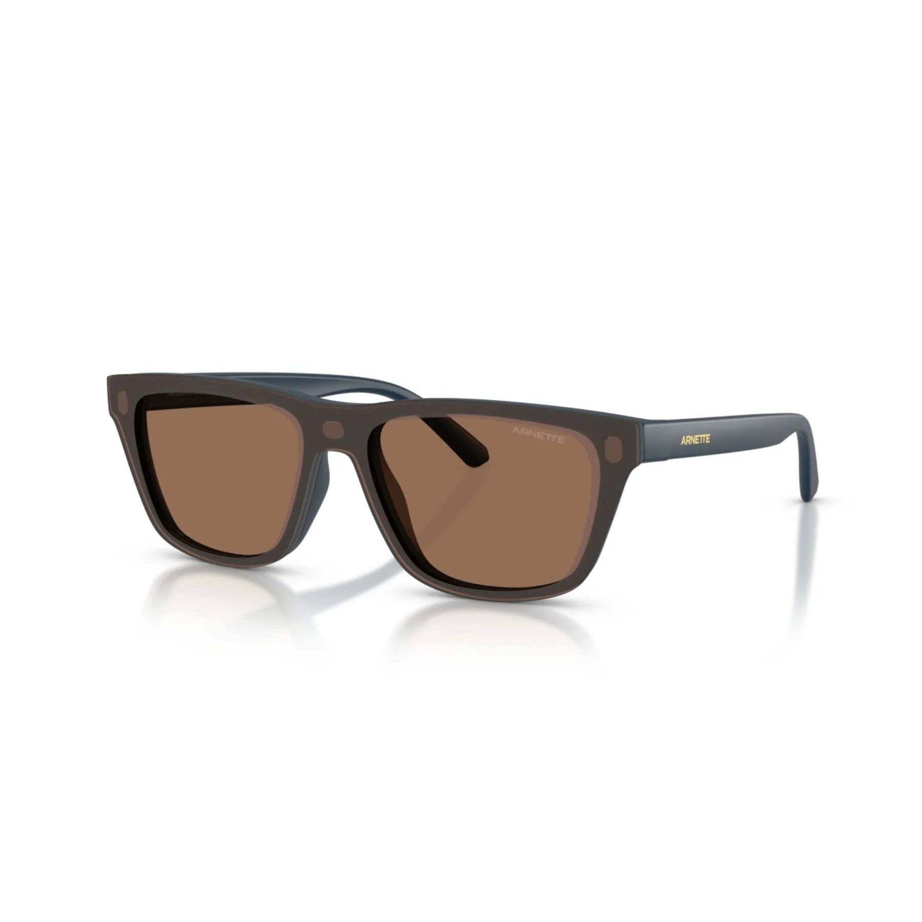 Gafas De Sol Arnette AN4376 Matte Dark Blue Clear Café/Azul - Image 2