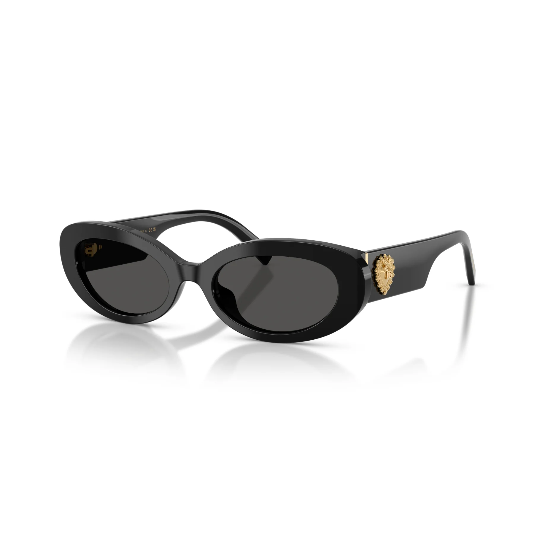 Gafas De Sol Dolce & Gabbana DG4537 Black Dark Grey Negro Mujer Gris/Negro - Image 2