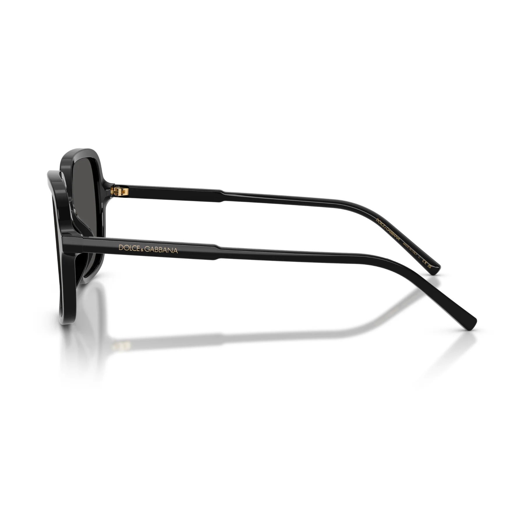 Gafas De Sol Dolce & Gabbana DG4539 Black Dark Grey Gris/Negro - Image 3