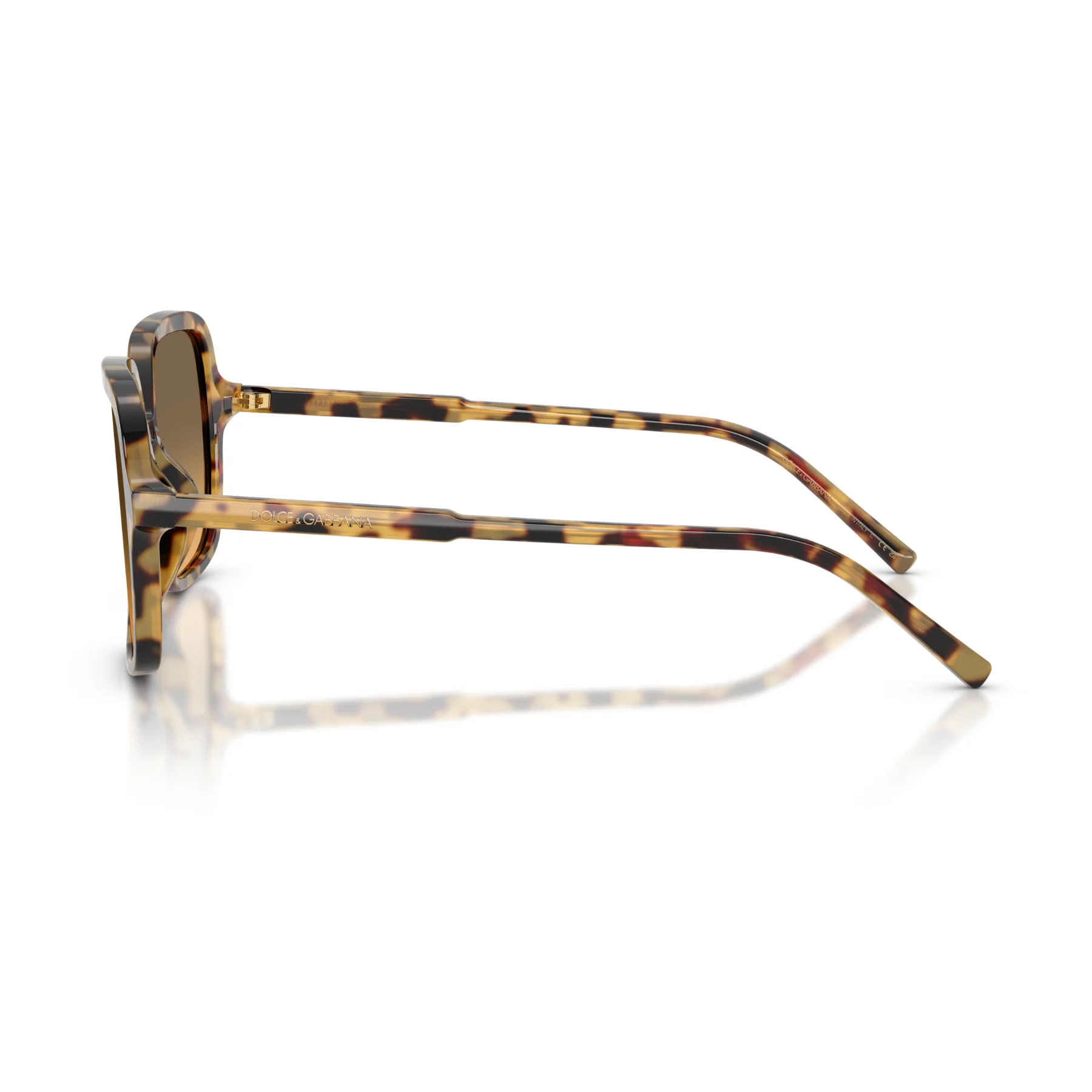 Gafas De Sol Dolce & Gabbana DG4539 Yellow Havana Yellow Gradient Grey Gris/Sin Color - Image 3
