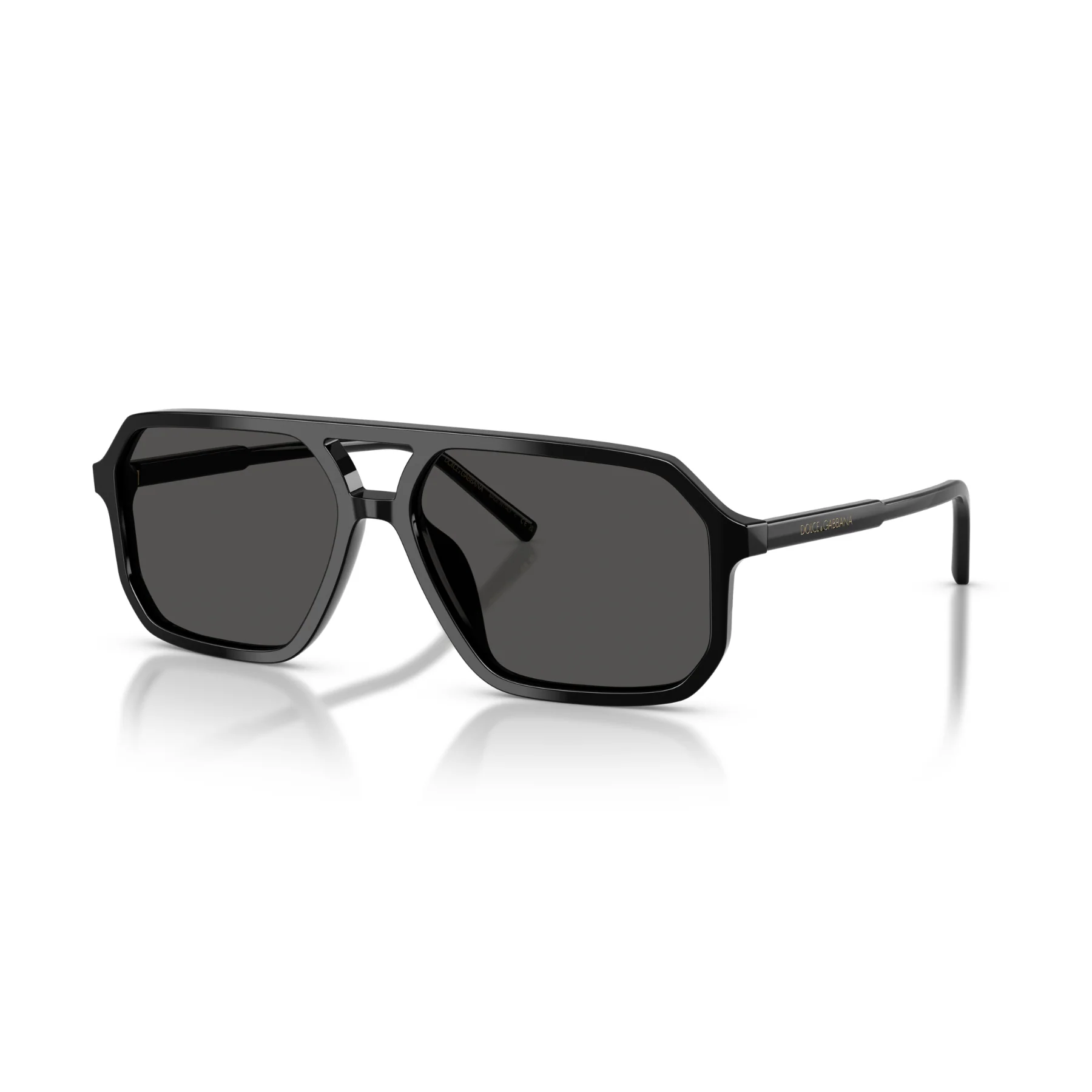 Gafas De Sol Dolce & Gabbana DG4541 Black Dark Grey Gris/Negro - Image 2