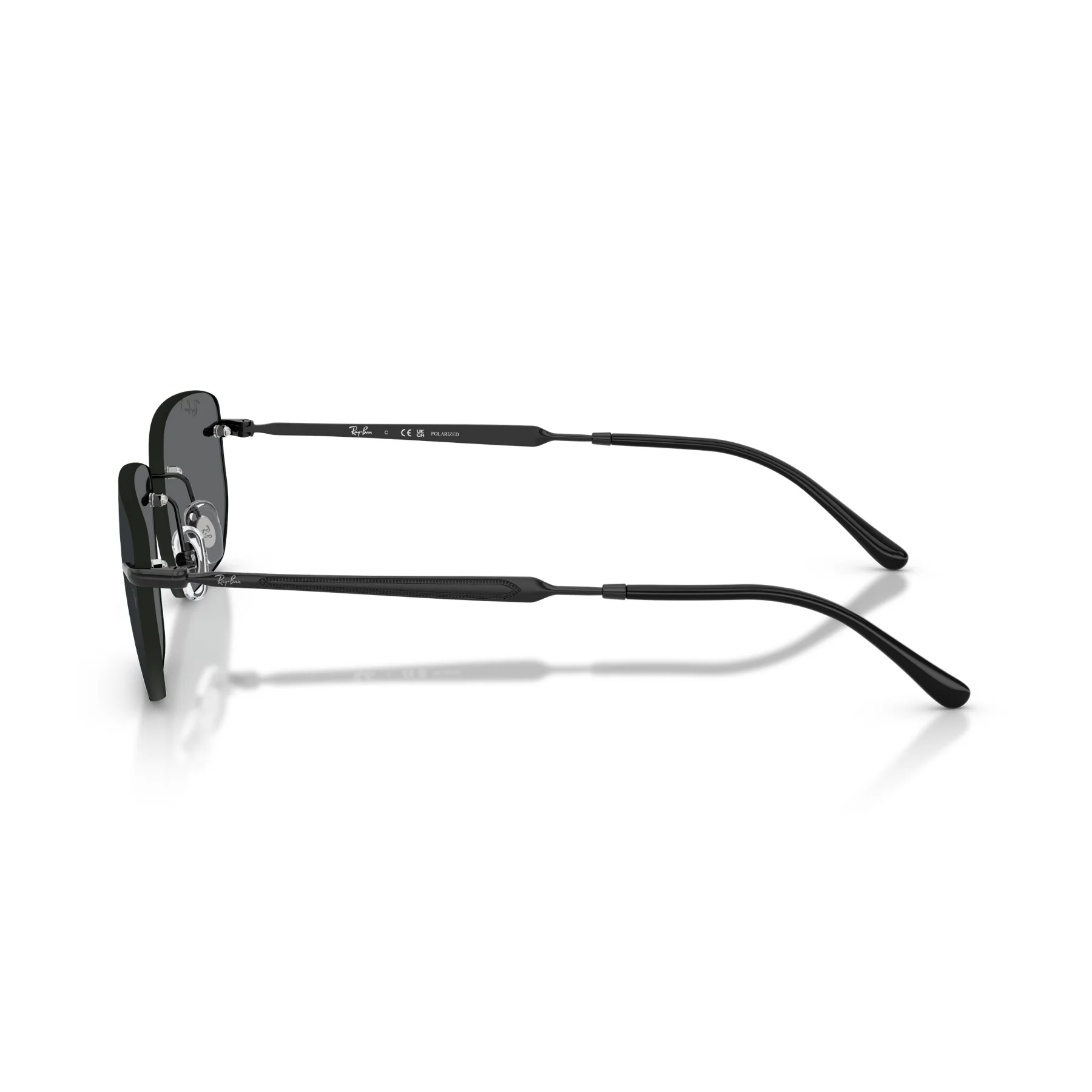 Gafas De Sol Ray-Ban RB3768 Black Dark Grey Pola Gris/Negro - Image 3