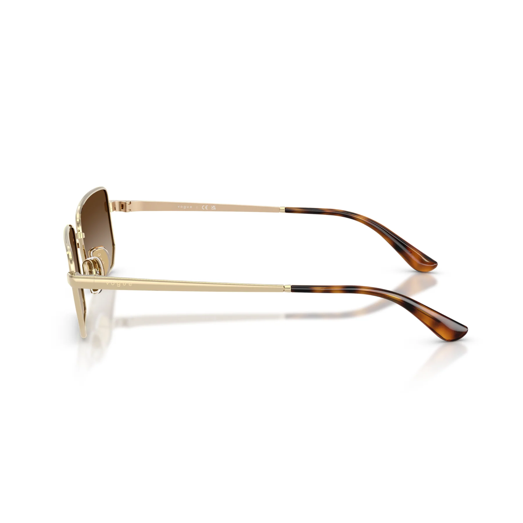 Gafas De Sol Vogue Eyewear VO4352S Pale Gold Brown Gradient Café/Dorado - Image 3