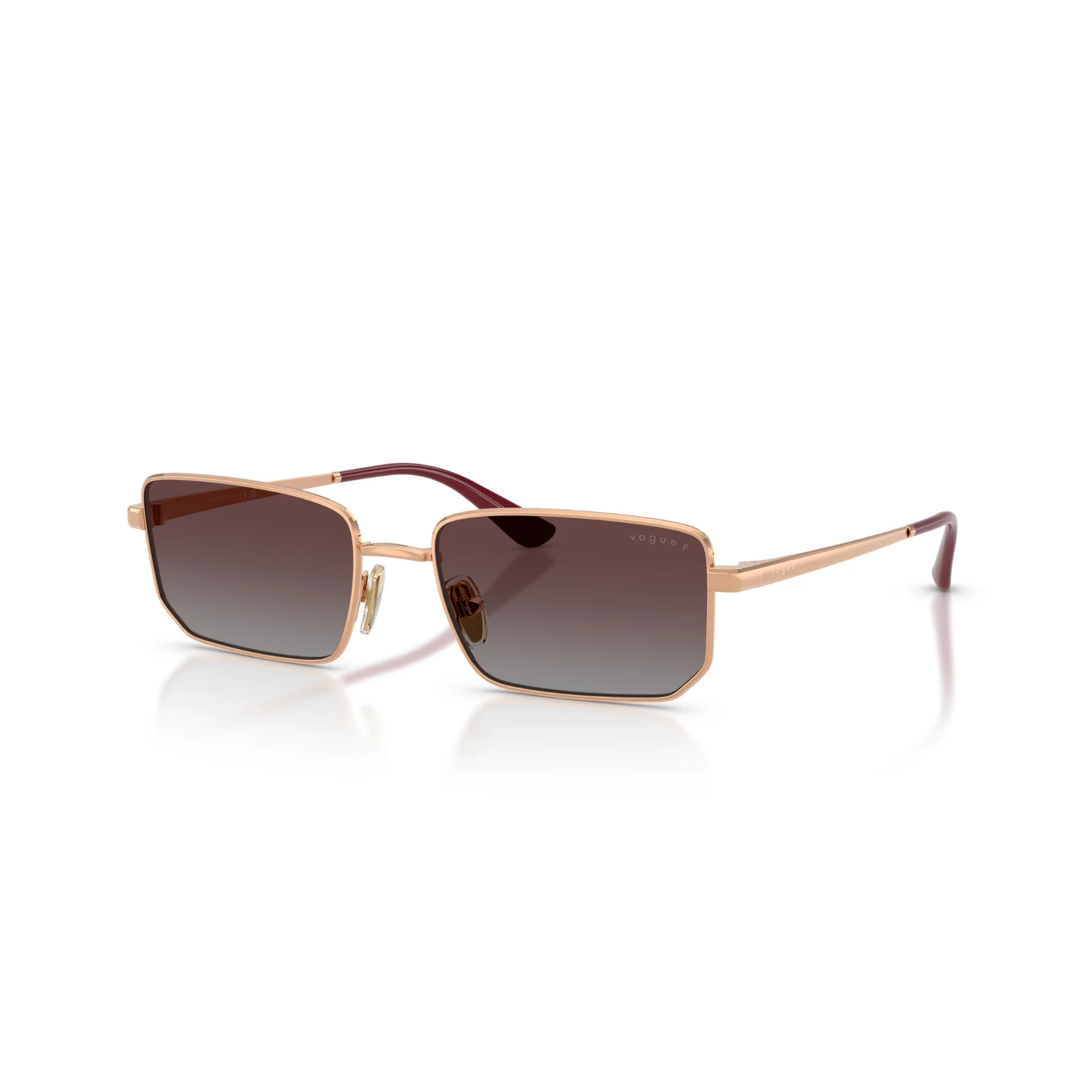 Gafas De Sol Vogue Eyewear VO4352S Rose Gold Polar Grey Gradient Gris/Dorado - Image 2