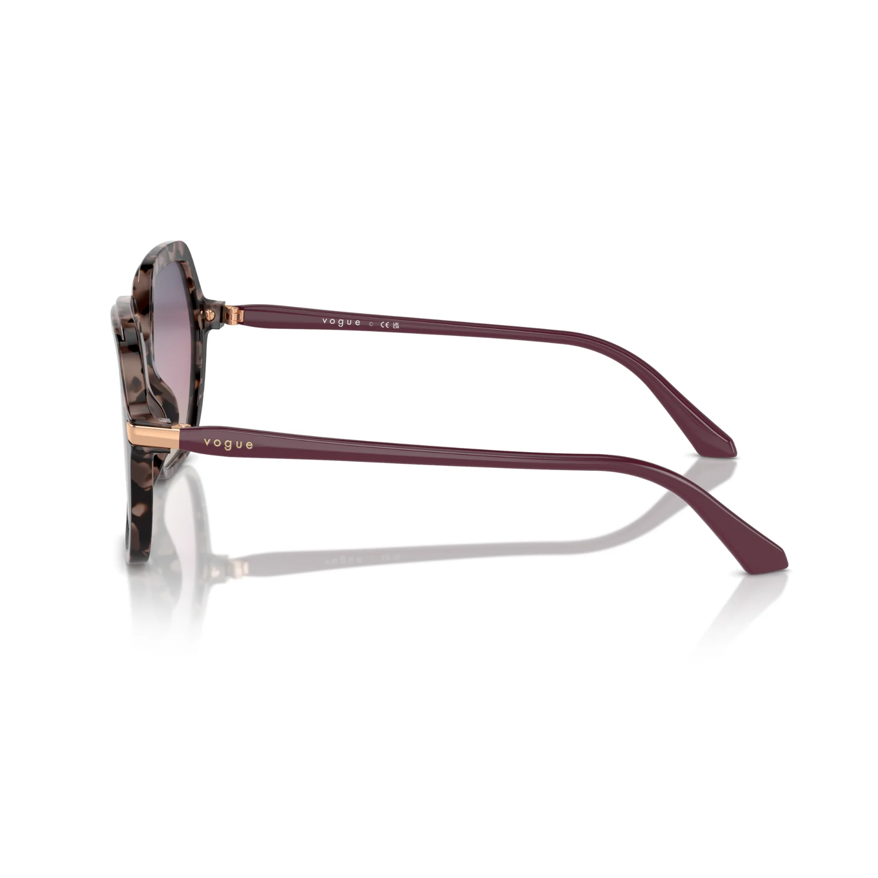 Gafas De Sol Vogue Eyewear VO5561S Pink Tortoise Tri Grad Brown/Violet/Blue Café/Rosa - Image 4
