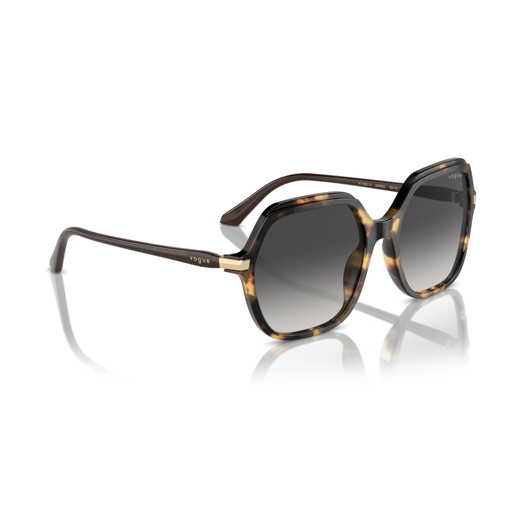 Gafas De Sol Vogue Eyewear VO5561S Yellow Tortoise Grey Gradient Black Gris/Amarillo - Image 3