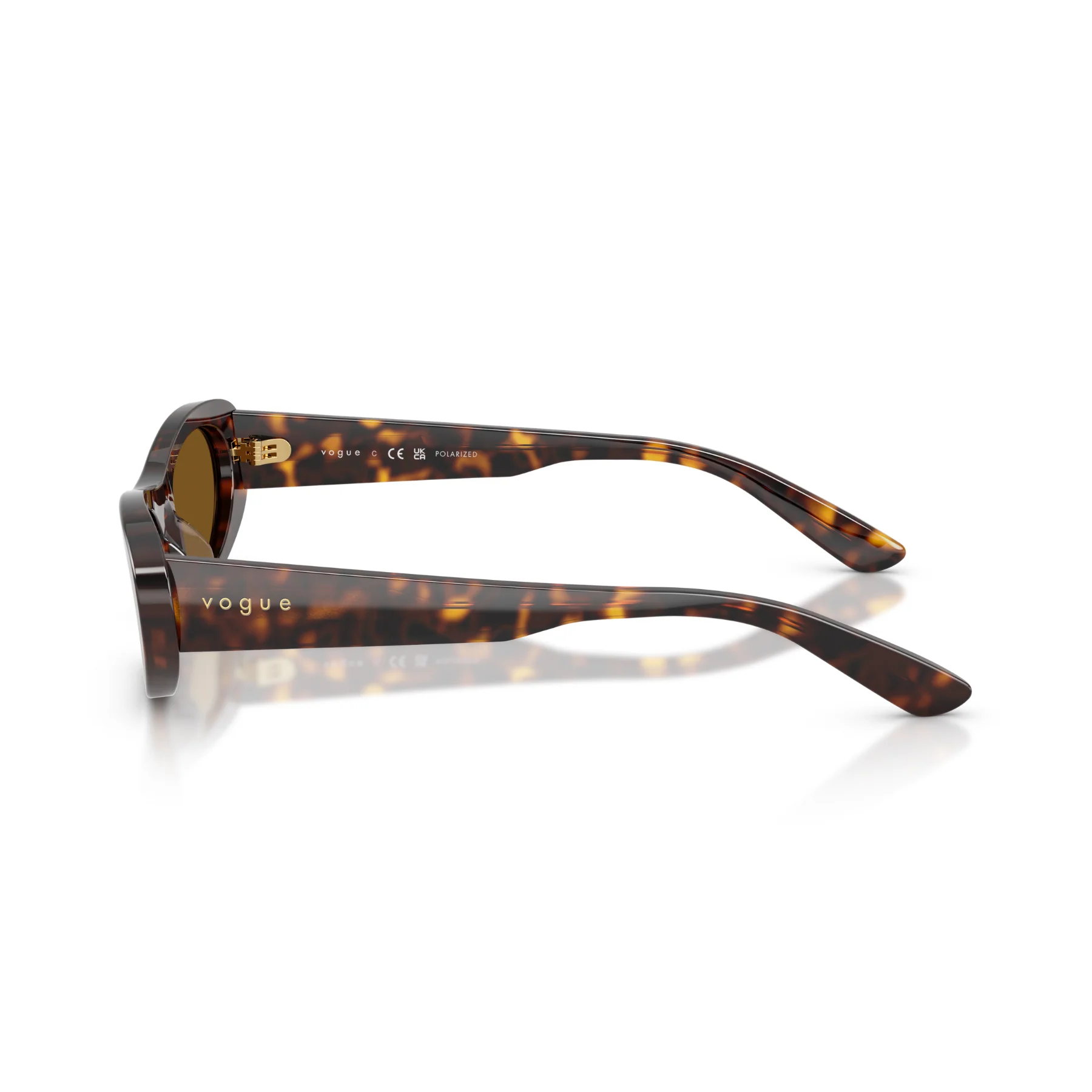 Gafas De Sol Vogue Eyewear VO5695SU Dark Havana Dark Brown Polar Café/Havana - Image 3