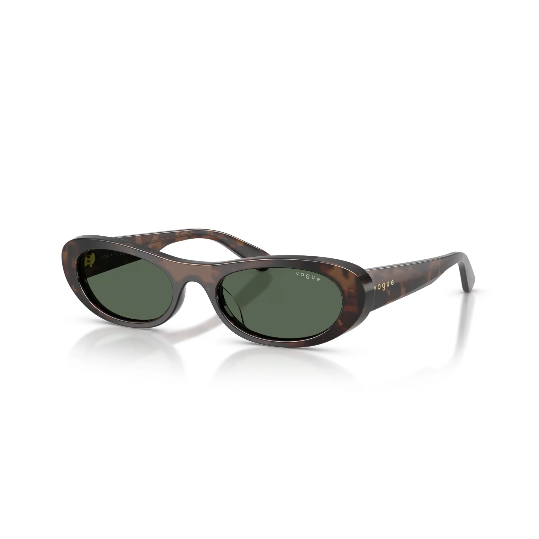 Gafas De Sol Vogue Eyewear VO5695SU Milky Brown Havana Dark Green Verde/Marrón - Image 2