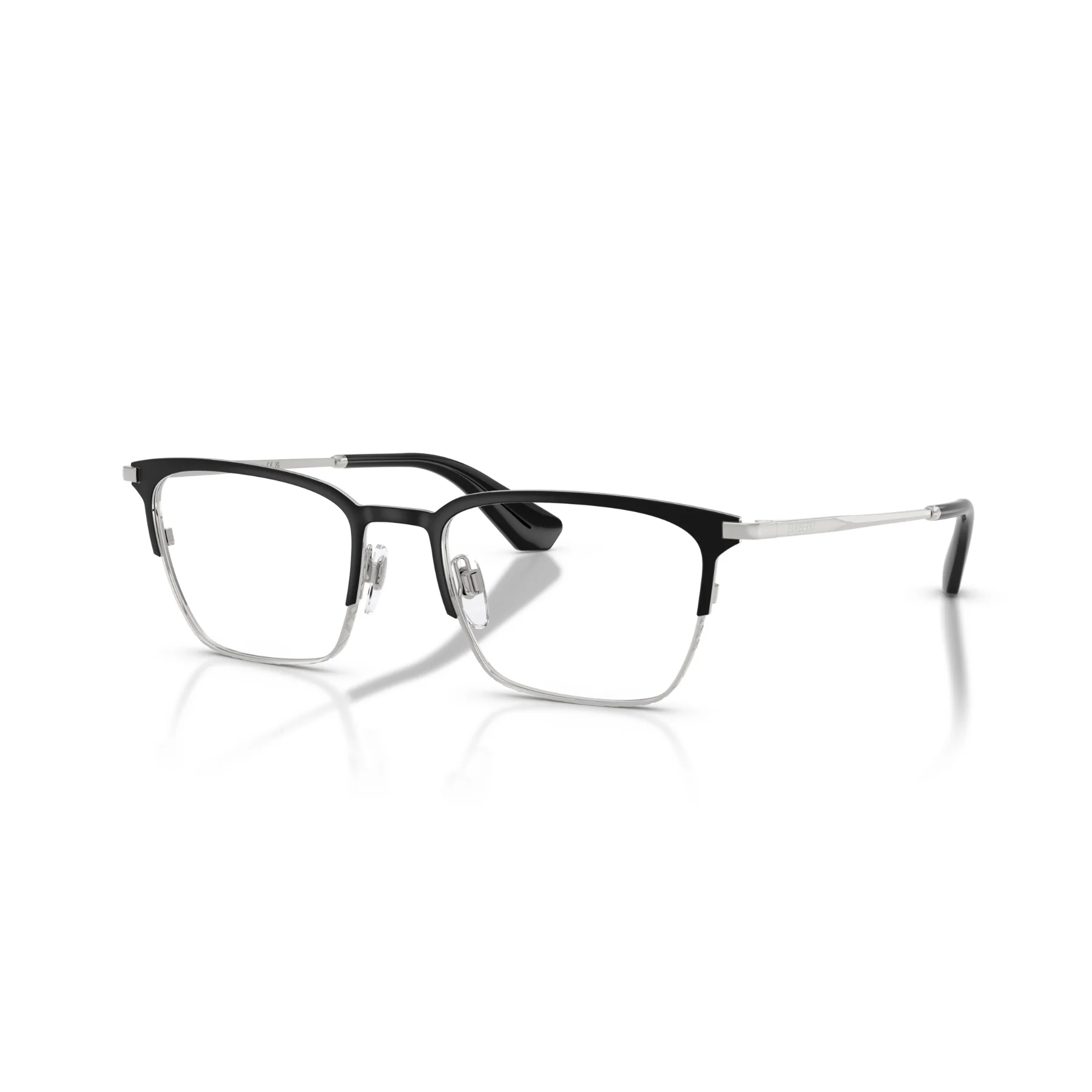 Armazón Burberry BE1401 Black/Silver Negro Hombre Negro - Image 2