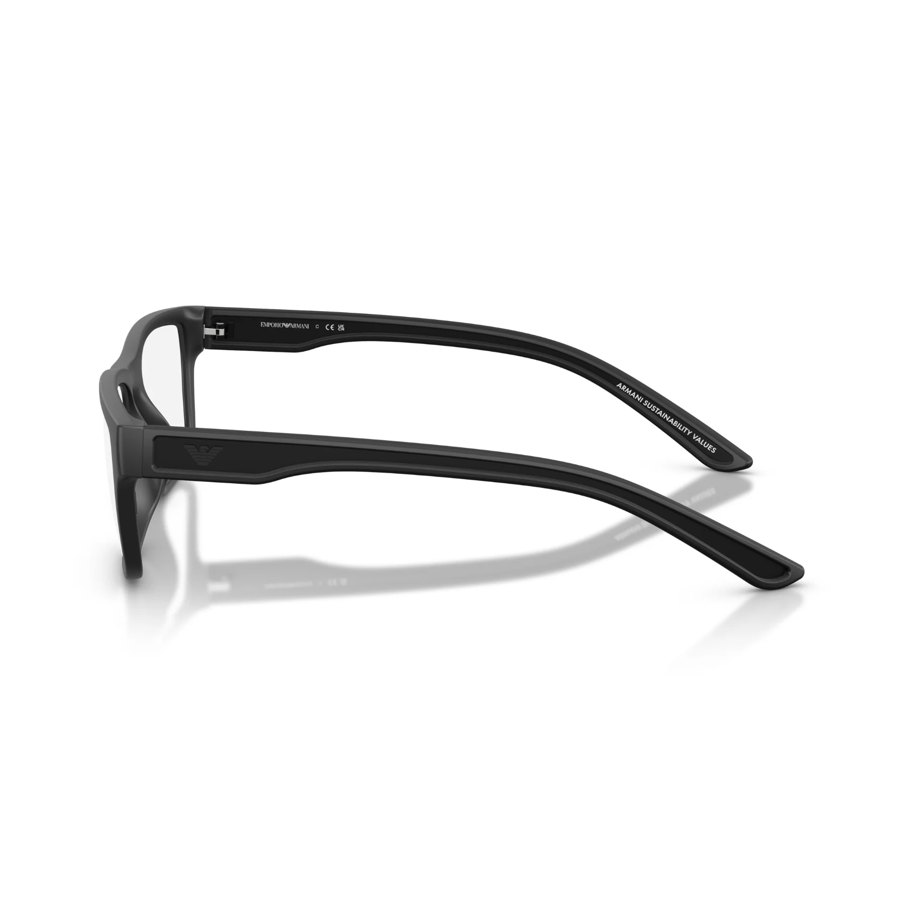 Lentes Oftálmicos Emporio Armani EA3276U Rubberized Matte Black Negro - Image 3