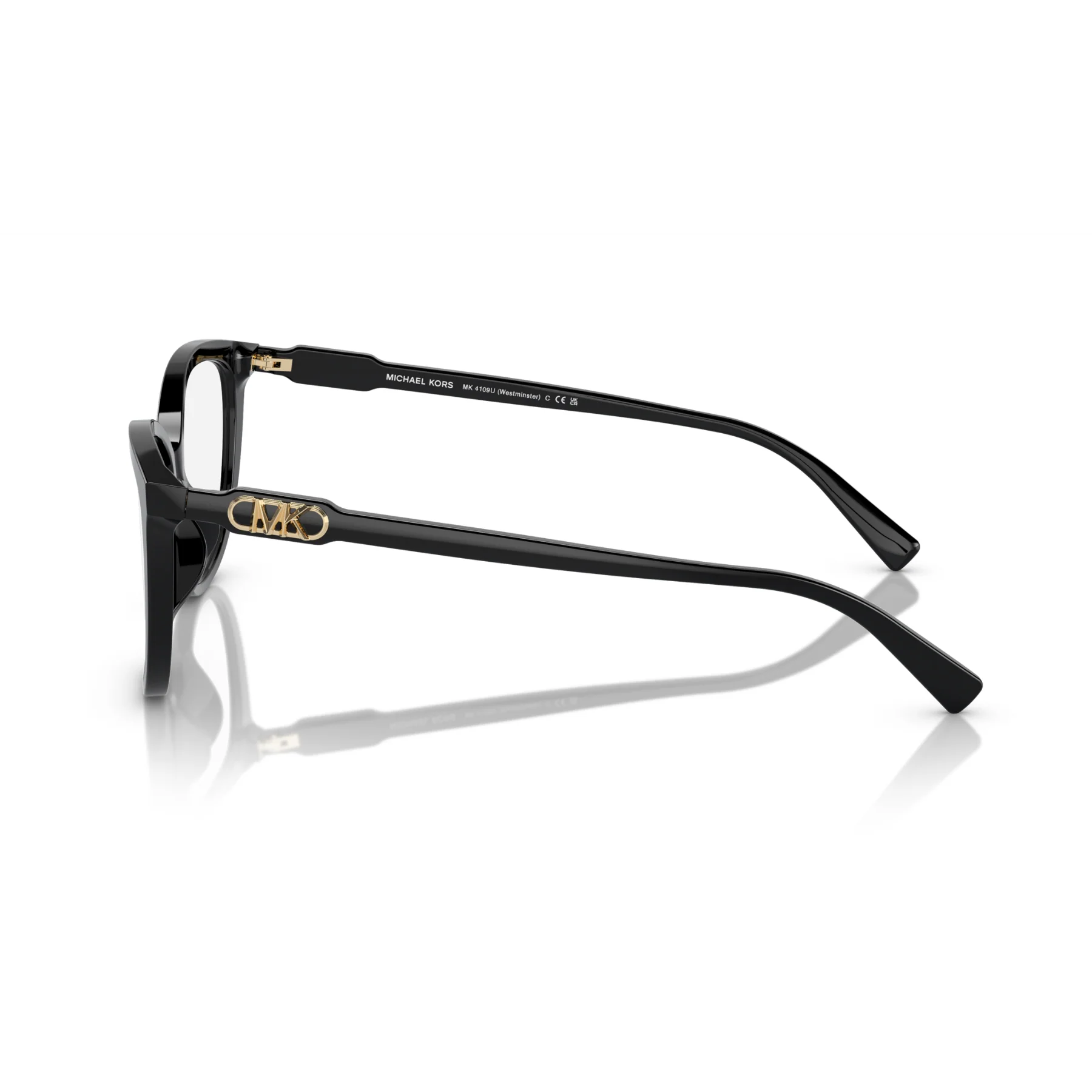 Lentes Oftálmicos Michael Kors MK4109U Westminster Black Negro - Image 3