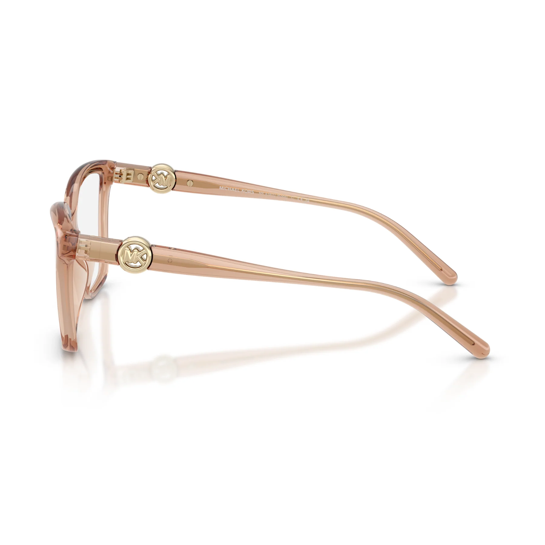 Lentes Oftálmicos Michael Kors MK4180U Kobe Light Brown Transparent Brown - Image 3