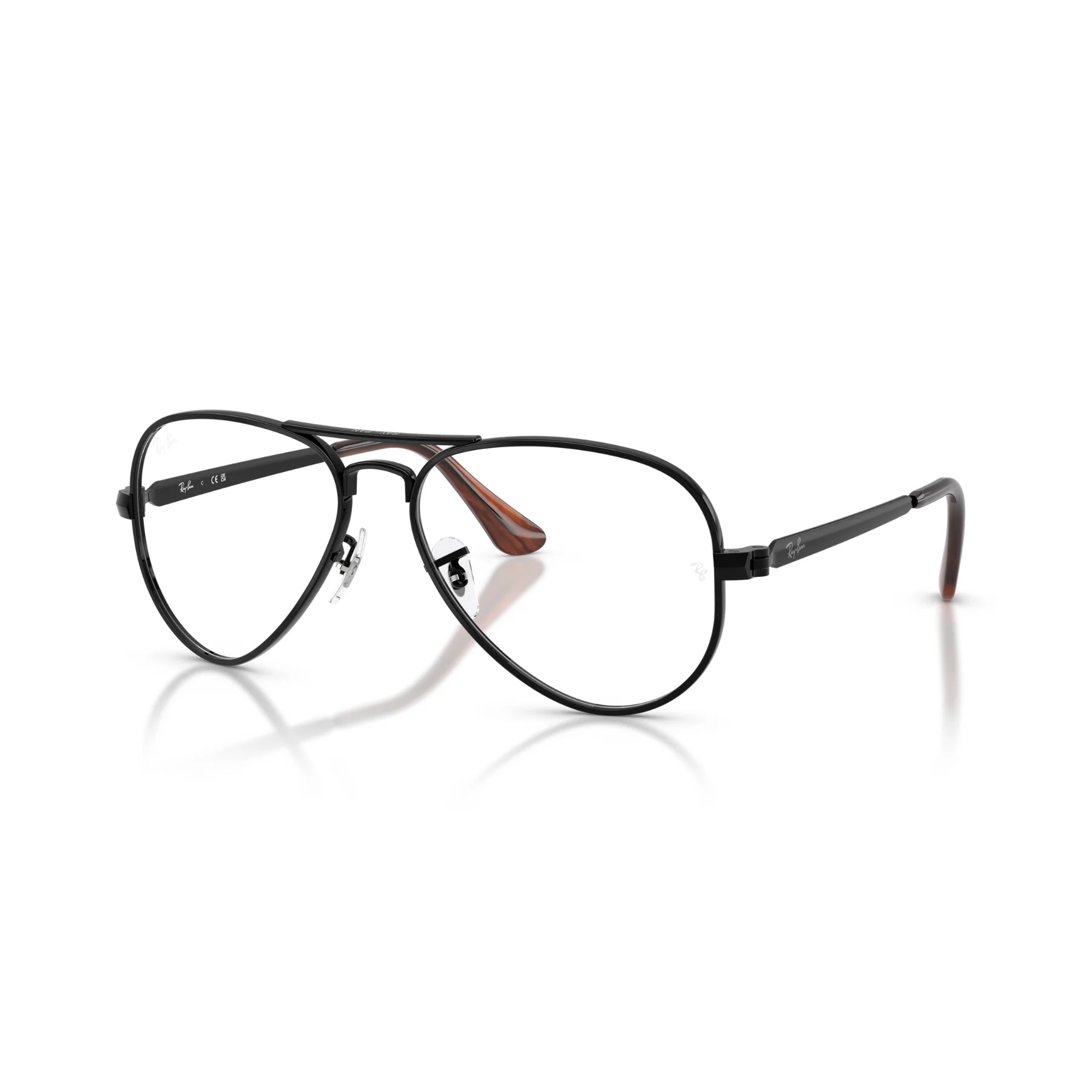 Lentes Oftálmicos Ray-Ban RX3925V Aviator Max Black Negro - Image 2