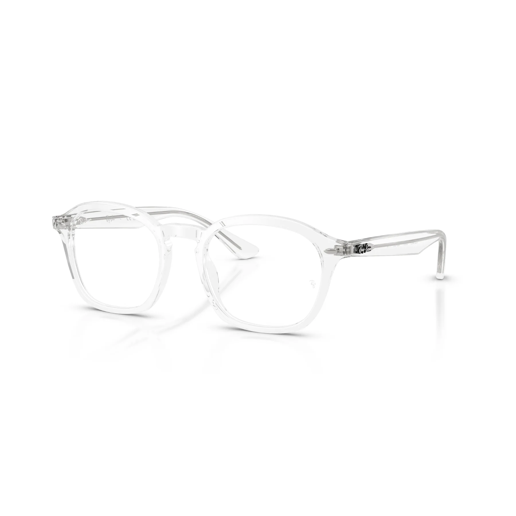 Armazón Ray-Ban RX5451 Transparent Blanco Unisex Blanco - Image 2