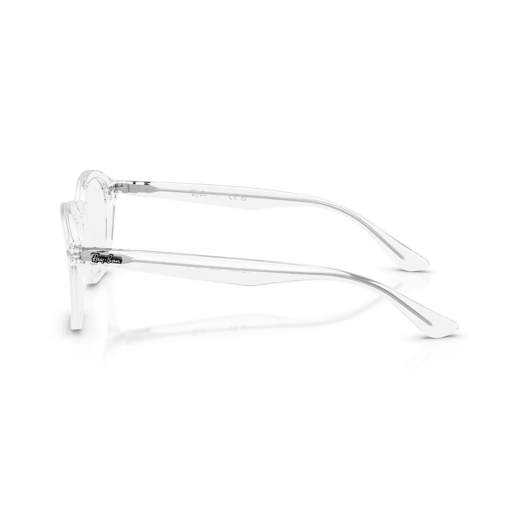 Armazón Ray-Ban RX5451 Transparent Blanco Unisex Blanco - Image 3