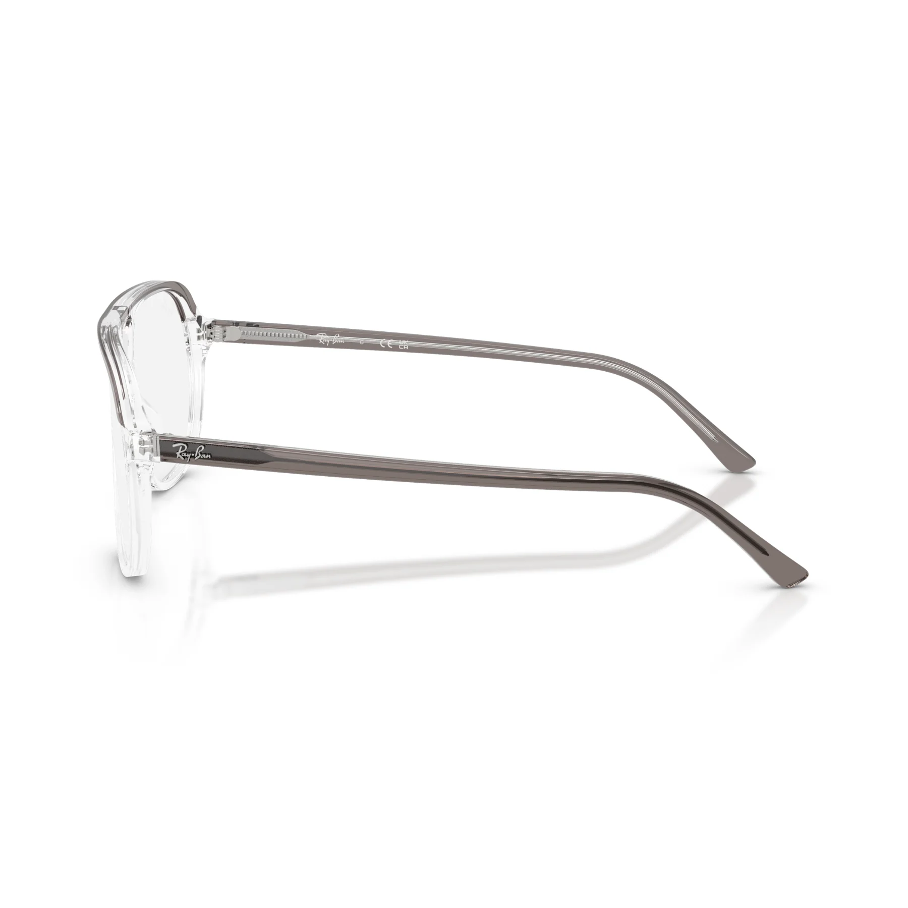 Armazón Ray-Ban RX5698 Grey On Transparent Gris - Image 3