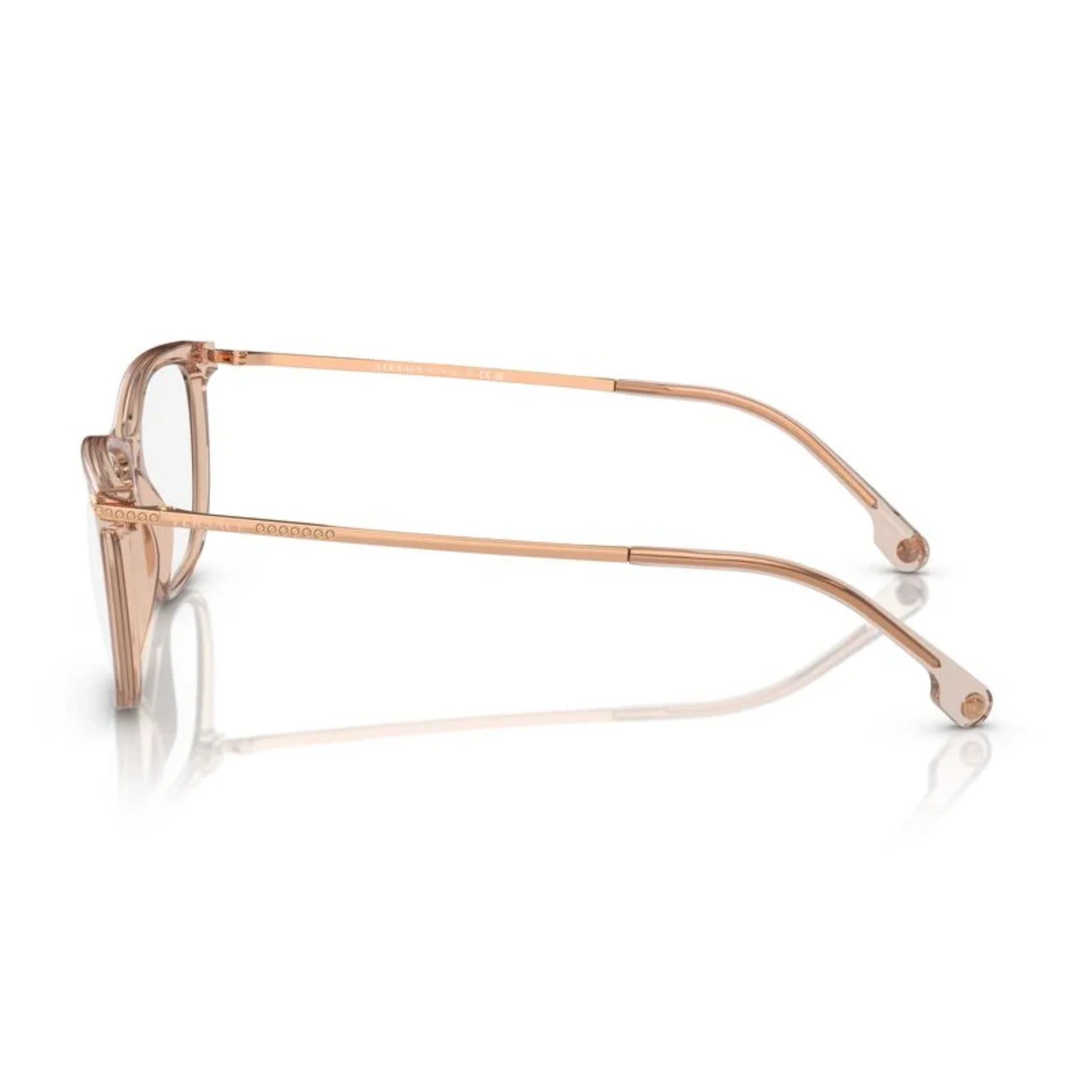 Armazón Versace VE3274B Transparent Brown Ca Café - Image 3